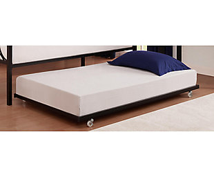 Atwater Living Essential Universal Trundle for Daybeds , Black Metal, , rollover
