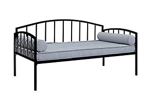 Atwater Living Jasper Metal Twin Daybed, Black, , large
