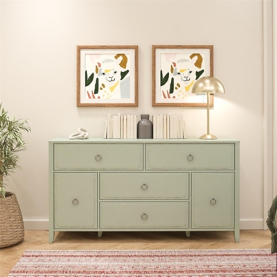 Olive Green Dresser  Green dresser, Green bedroom furniture