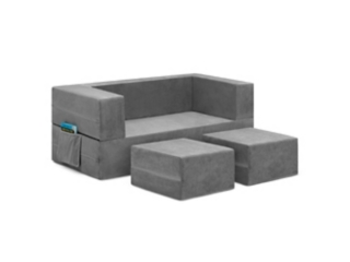 Delta Children 3-Piece Convertible Sofa and Play Set