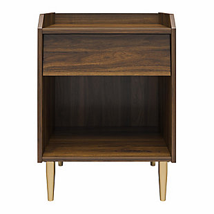 Little Seeds Remy Nightstand, Walnut, , large