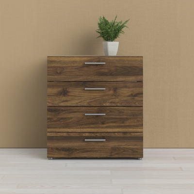 B600009630 Austin 4 Drawer Chest, Walnut sku B600009630