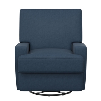 Navy blue nursery glider best sale