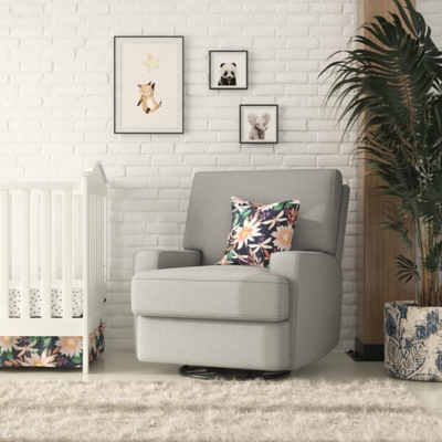 Baby relax tinsley outlet swivel glider