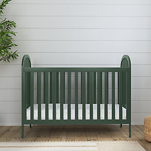 Beau 3-in-1 Convertible Crib, Forest Green, rollover