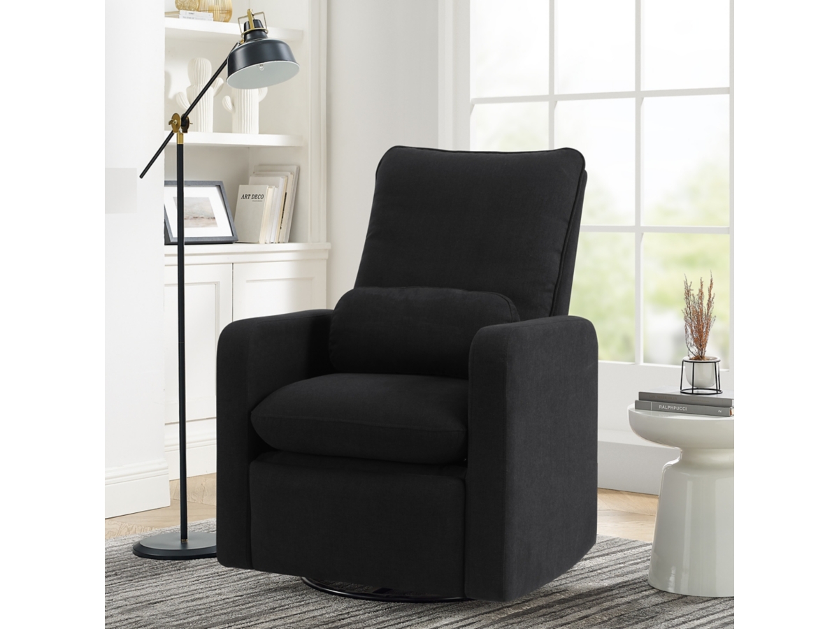 babyGap by Delta Children Cloud Recliner, Jet Black, large
