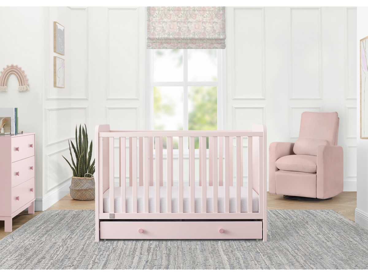 Crib with storage drawers best sale