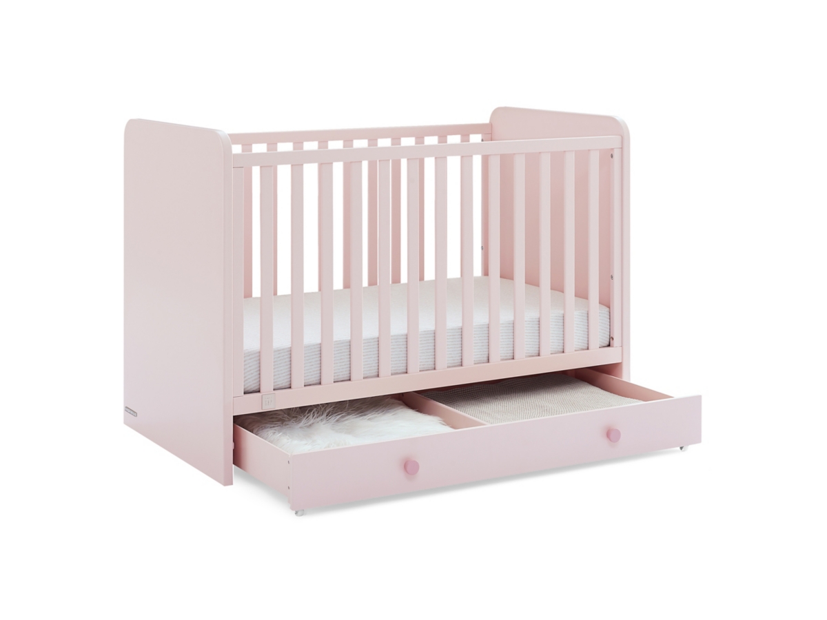 Pink convertible crib on sale