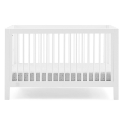 babyGap by Delta Children Charlie 6-in-1 Convertible Crib, Bianca White, large
