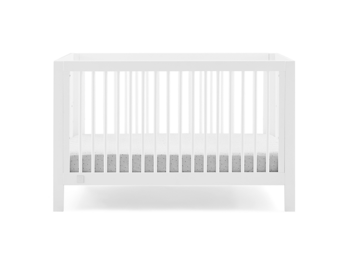 babyGap by Delta Children Charlie 6-in-1 Convertible Crib, Bianca White, large