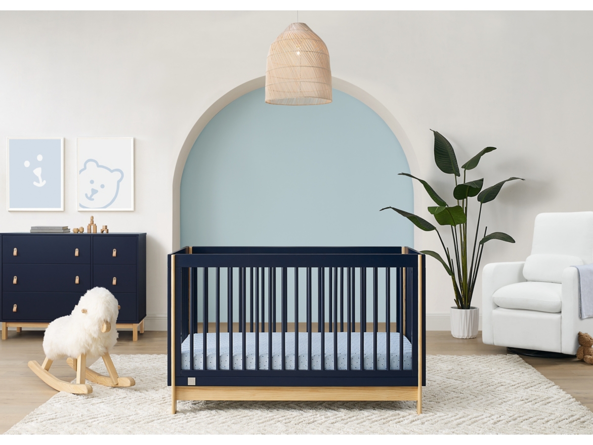 Navy convertible crib best sale