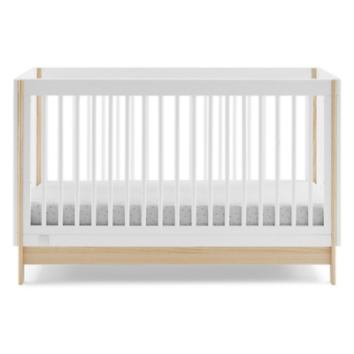 babyGap by Delta Children Tate 4-in-1 Convertible Crib, Bianca White/Natural, large
