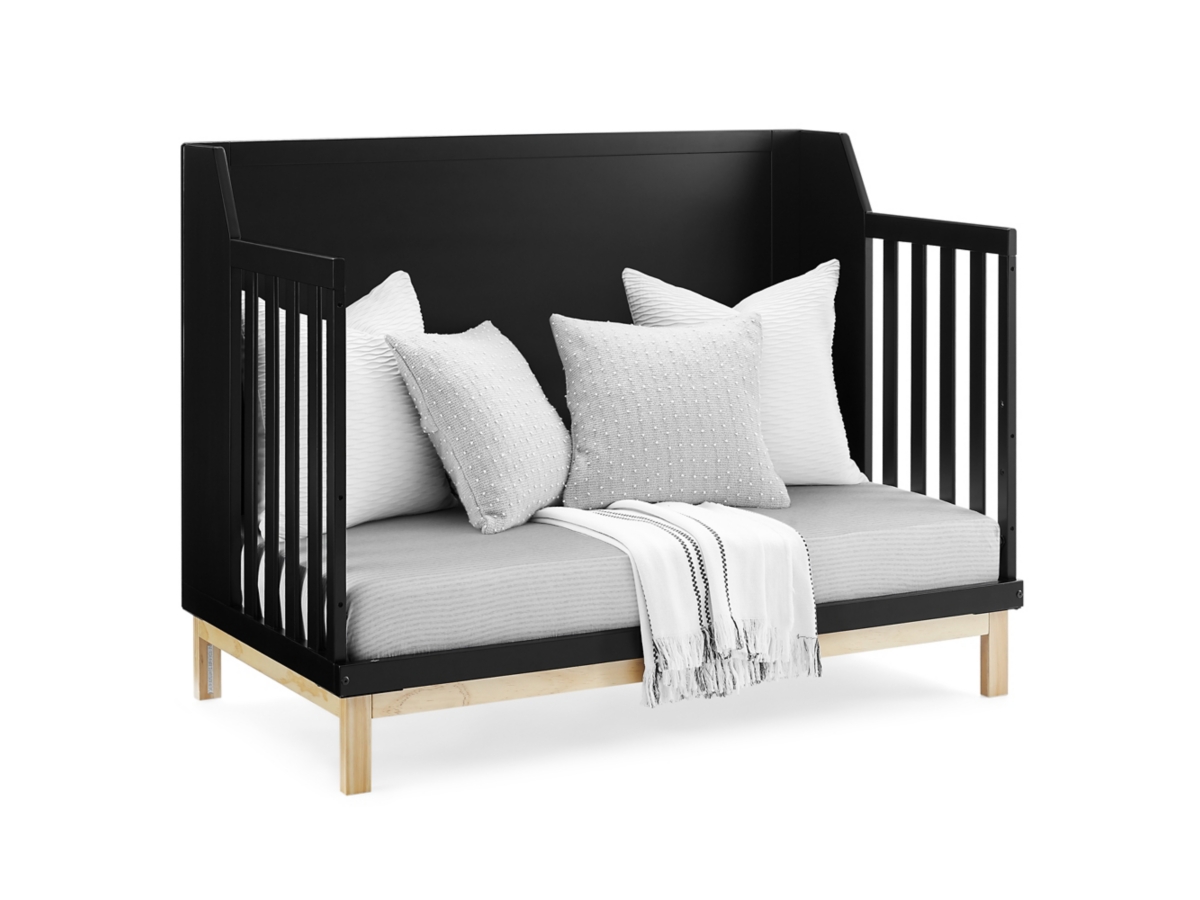 babyGap by Delta Children Oxford 6-in-1 Convertible Crib, Ebony/Natural, large