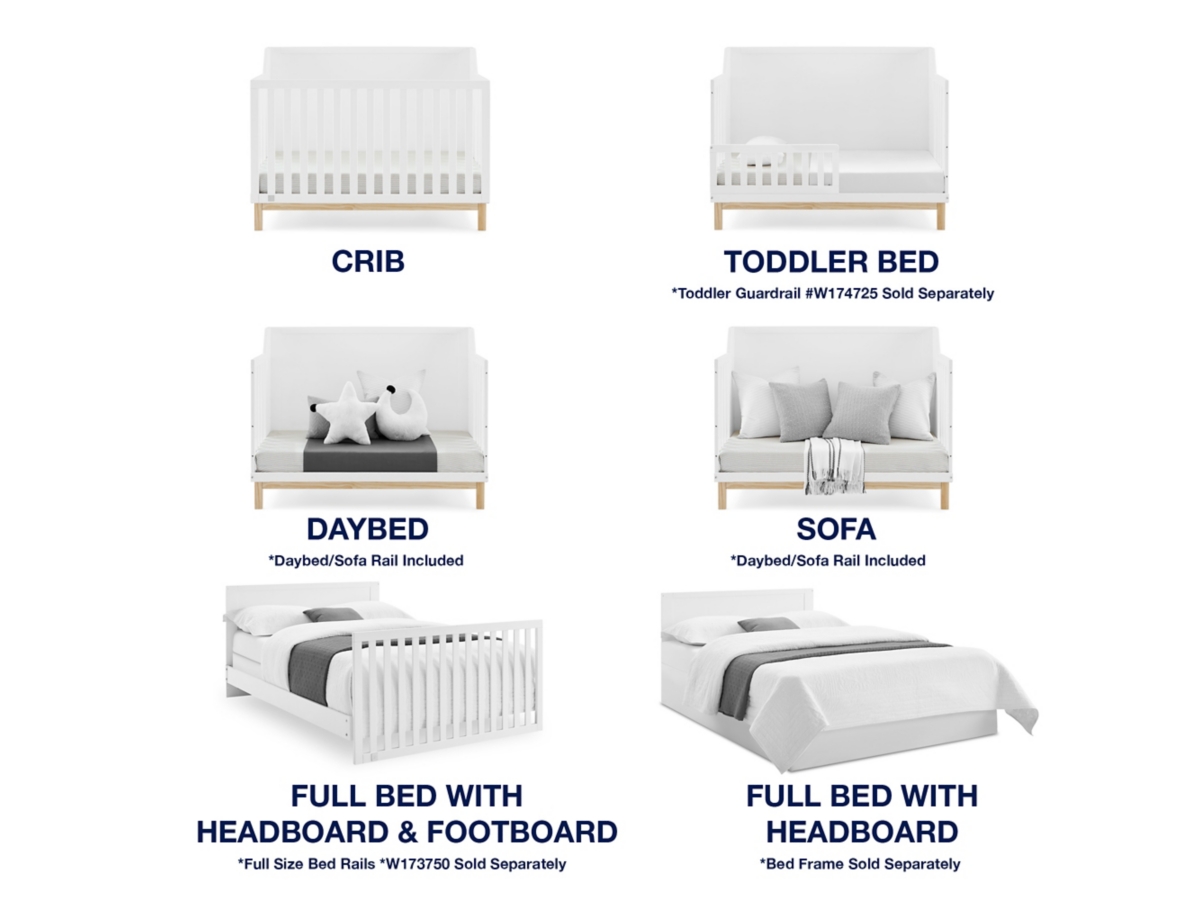 babyGap by Delta Children Oxford 6-in-1 Convertible Crib | Ashley