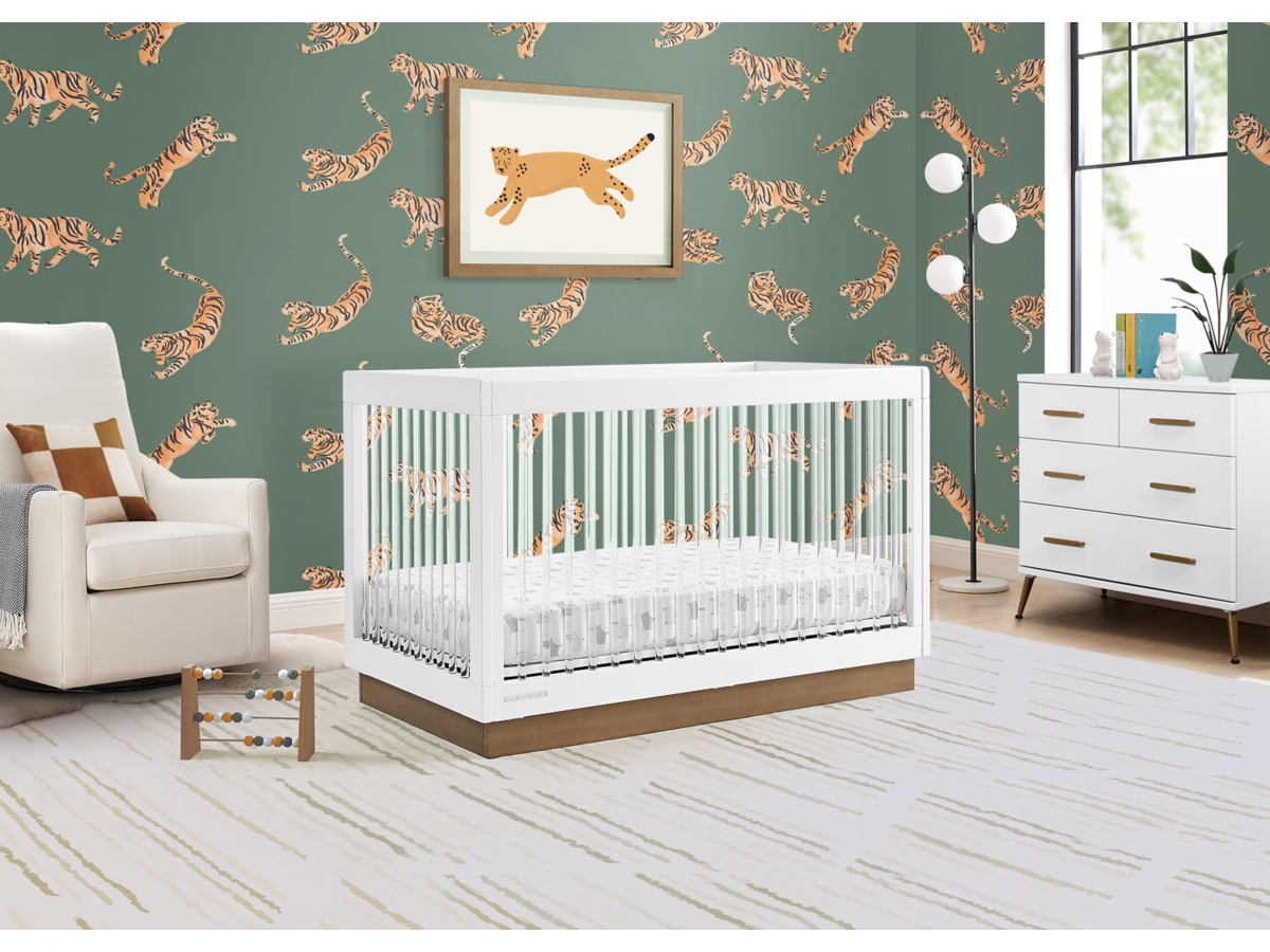 Delta Children James Acrylic 4 in 1 Convertible Crib Ashley