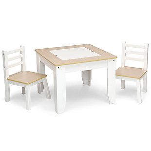 Delta Children Chelsea 3-Piece Table and Chairs Set with Storage, , large