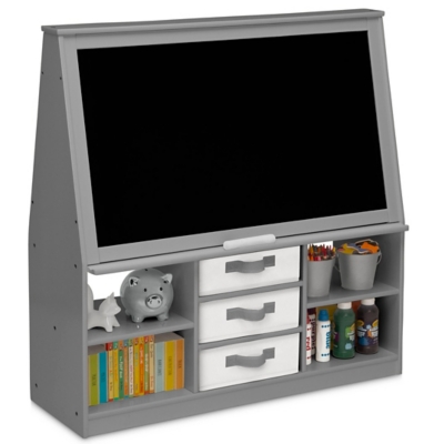 Delta Children Deluxe Double-Sided Easel and Storage Unit, , large
