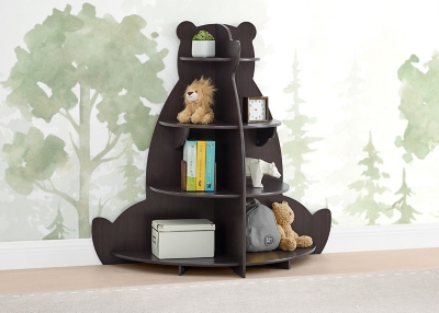 B600010176 Delta Children Bear Bookcase, Walnut sku B600010176