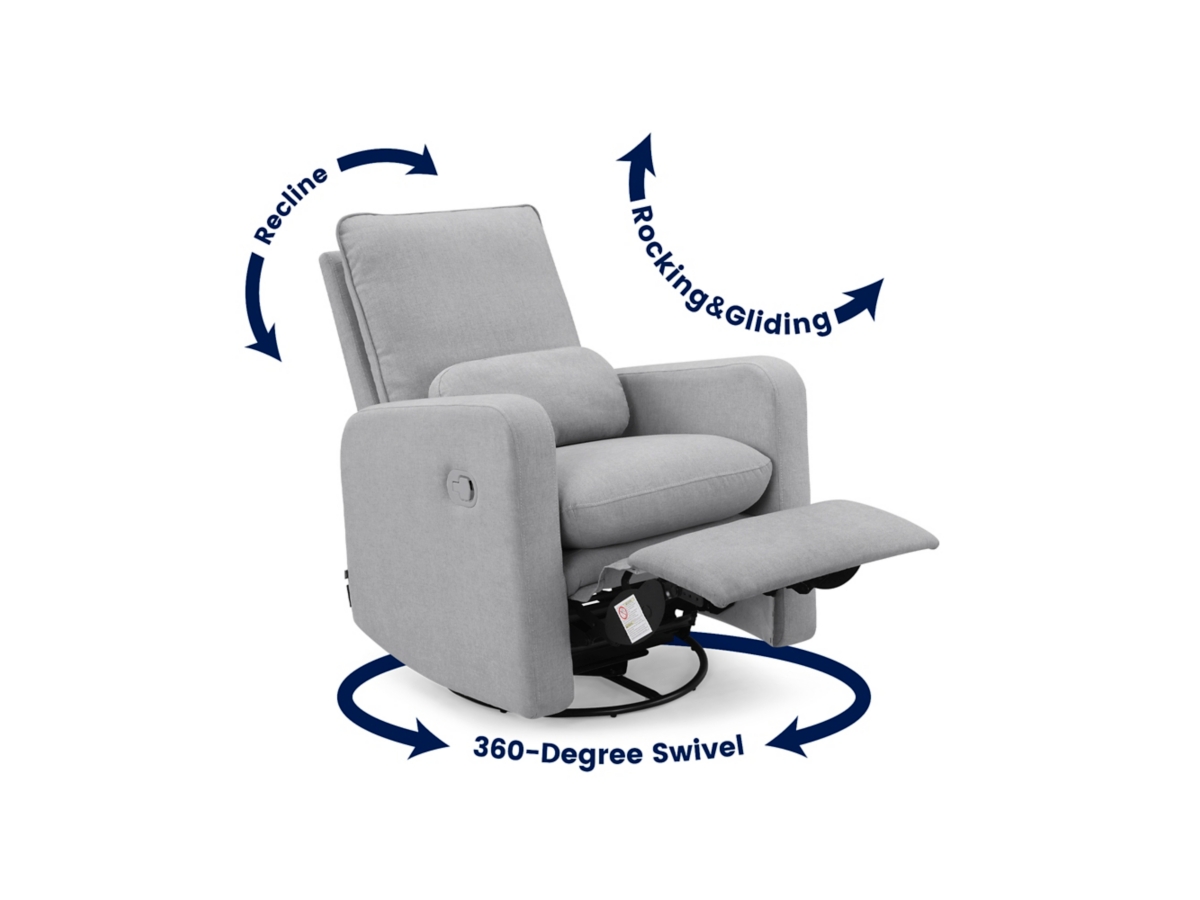 babyGap by Delta Children Cloud Recliner, Gray, large