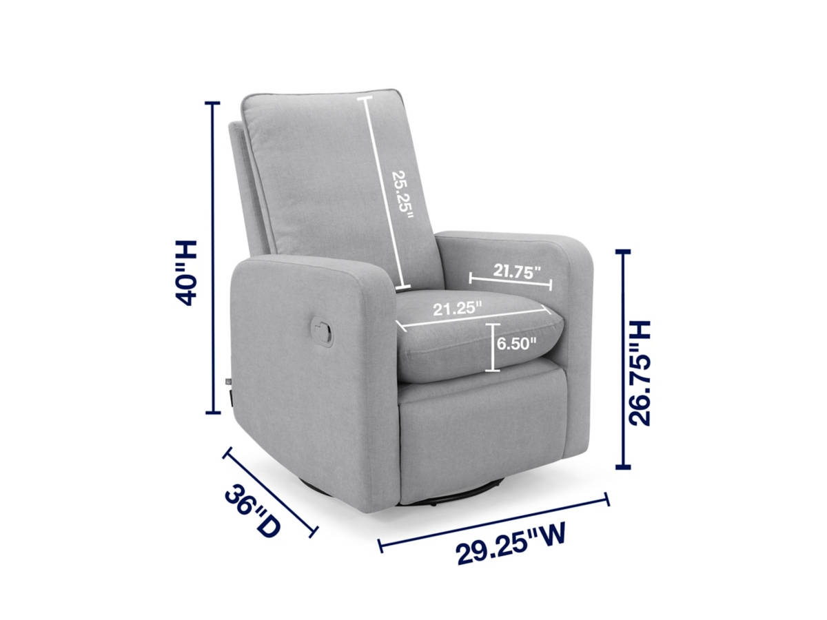 babyGap by Delta Children Cloud Recliner, Gray, large
