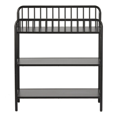 Black metal 2025 changing table