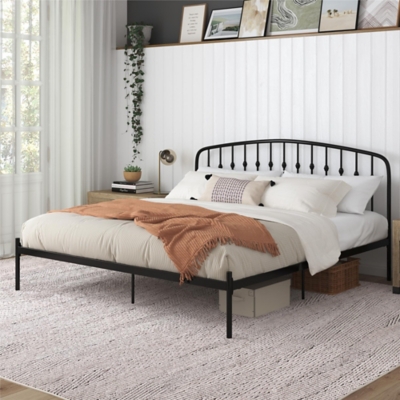 B600010211 Atwater Living Sally King Bed, Black sku B600010211