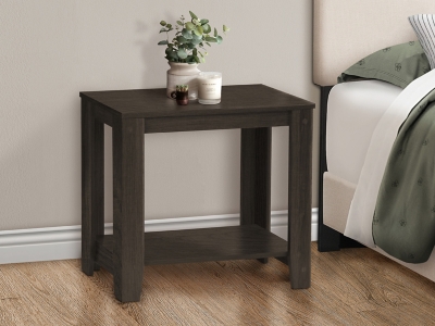 Monarch Specialties Jacob Nightstand, Oak