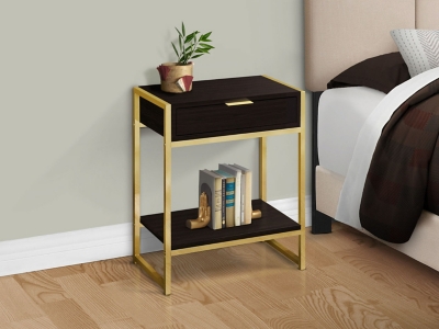 B600010307 Monarch Specialties Kaya Nightstand, Espresso sku B600010307