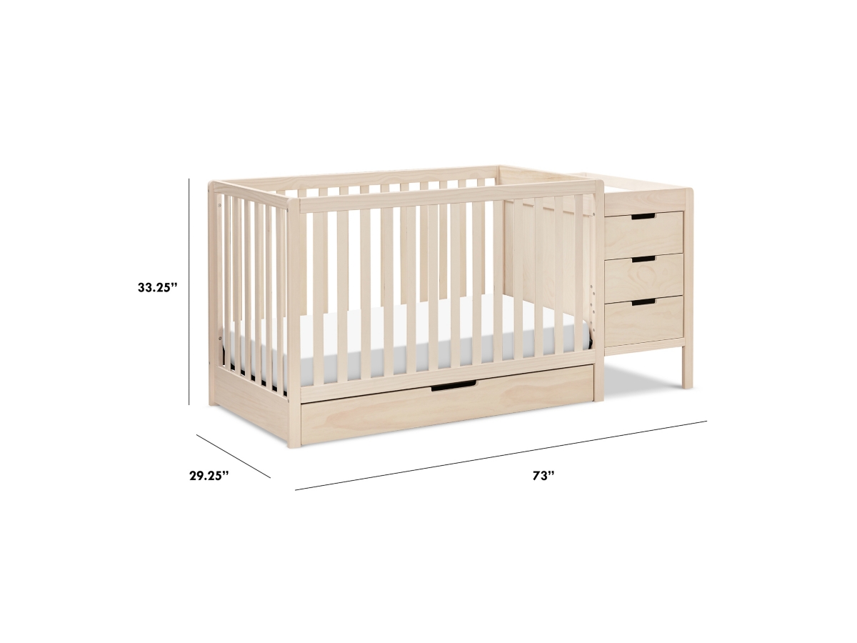 Carter s by Davinci Colby 4 in 1 Convertible Crib and Changer Combo Ashley