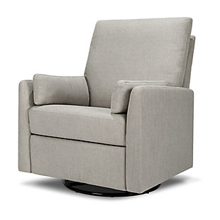 Carter's by DaVinci Ethan Swivel Recliner, Gray, large