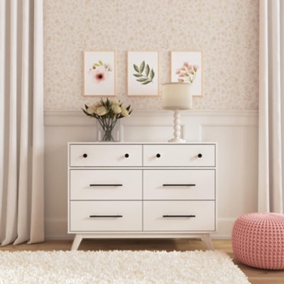 B600010446 DaVinci Otto 6-Drawer Dresser, White sku B600010446