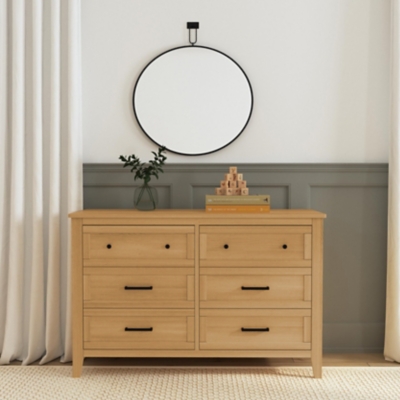 DaVinci Sawyer 6-Drawer Dresser, Honey