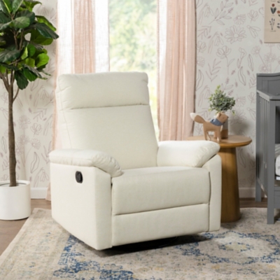 DaVinci Suzy Swivel Glider Recliner, Vanilla