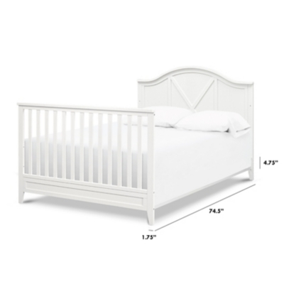 DaVinci Twin/Full-Size Bed Conversion Rails, Heirloom White