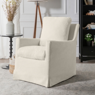 DaVinci Winnie Slipcover Swivel Glider Ashley