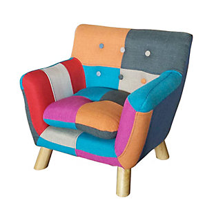 Jacey Kids Chair, Patchwork, large
