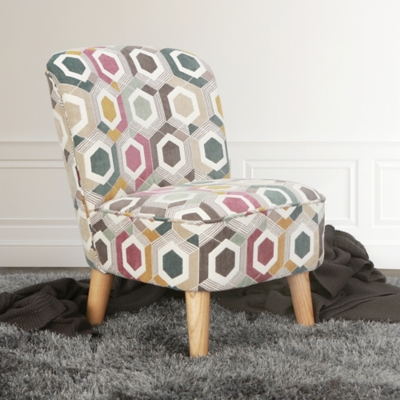 Juni Velvet Kids Chair, Prism, large