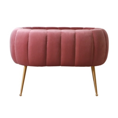 Milan Velvet Tufted Bassinet, , large