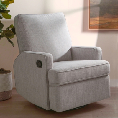 Tucker Swivel Recliner, Gray