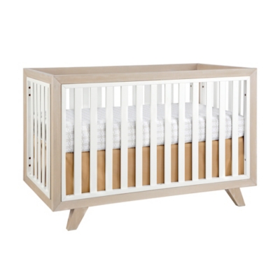 Wooster 3-in-1 Convertible Crib, Almond/White