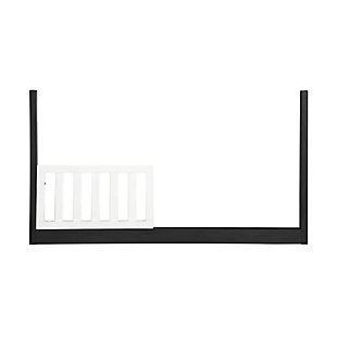 Wooster Toddler Bed Conversion Rail, Black/White, large