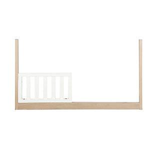 Wooster Toddler Bed Conversion Rail, Almond/White, rollover