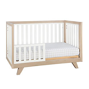 Wooster Toddler Bed Conversion Rail, Almond/White, large