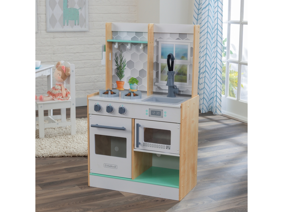 Kidkraft let's cook wooden play best sale kitchen