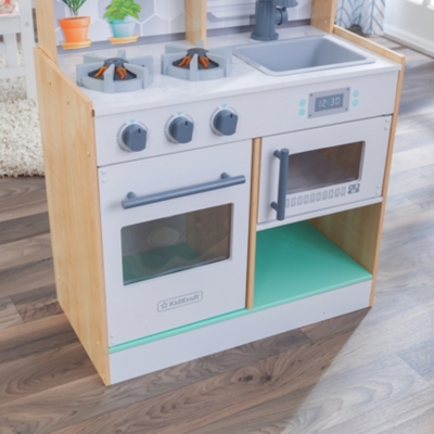 Kidkraft let's cook hot sale wooden play kitchen