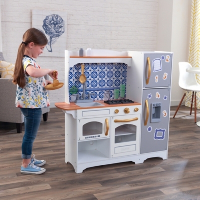 KidKraft Mosaic Magnetic Play Kitchen, , large