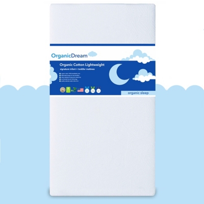 Organic Dream Lightweight Crib & Toddler Mattress, , large