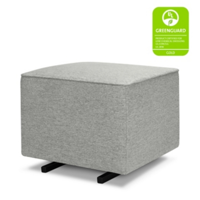 DaVinci Davinci Universal Gliding Ottoman, Frost Gray