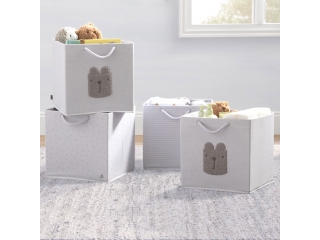 babyGap by Delta Children 4-Pack Brannan Bear Storage Bins