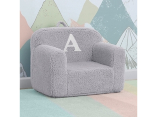 Delta Children Monogram Cozee Sherpa Chair Letter N